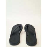 Flojos Black Men's Flip-Flop Sandals - Simple Thong Slides