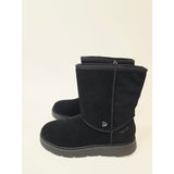Skechers Keepsakes Cozy Black Suede Plush Lined Winter Boots