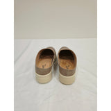 easy street Natural Aretha Laser-Cut Slip-On Mules