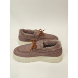 Skechers Women's Cozy Ojai Moccasin Slippers in Mauve