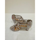 easy street Iridescent Natural Bee Strappy Heeled Sandals