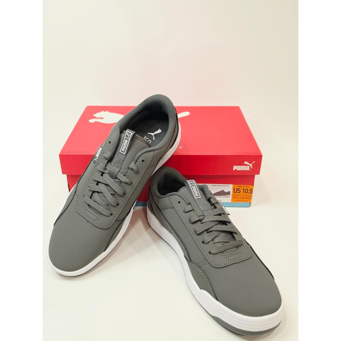 PUMA Men's Skate Sneaker Gray Low-Top Casual Sneakers