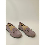 Skechers Women's Bikers MC BE Clutch LilacSuede Slip-On Loafers
