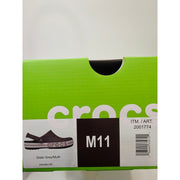 Crocs Unisex Bayaband Clog – Slate Grey/White | Men’s 11