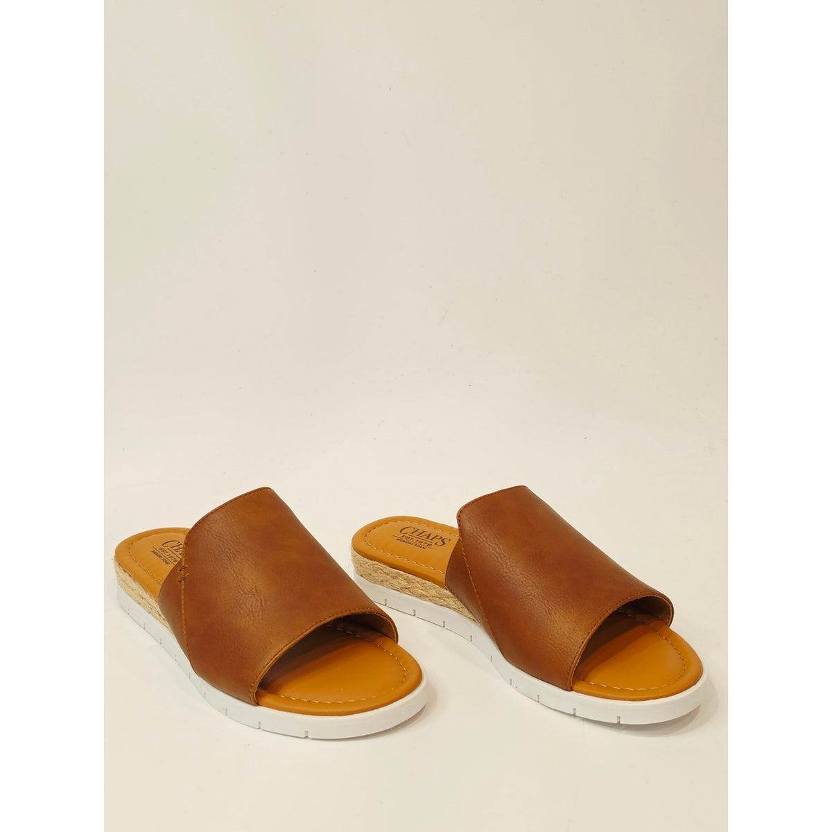 CHAPS Nerissa Women’s Slide Sandals – Tan