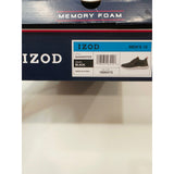 Izod Bannister Black Knit Sneakers with Tan Pull Tabs
