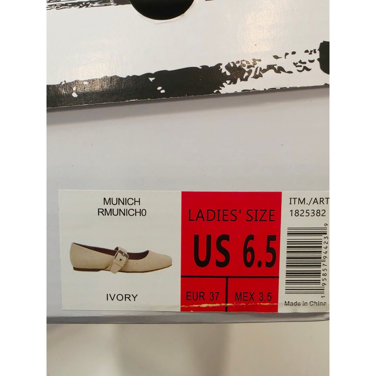 DV by Dolce Vita Munich Women’s Ivory Mary Jane Ballet Flats