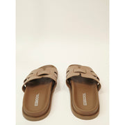 32 Degrees Cool H-Band Sandals Women’s Tan Cushioned Slide Sandals – Size 9
