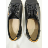 Ecco Soft 7 Black Leather Sneakers Tab