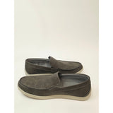 Izod Gray Seapoint Slip-On Loafers with Contrast Stitching