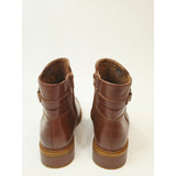 Clarks Collection Maye Bella Womens Tan Leather Ankle Boots Size 11