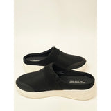 Staheekum Women’s Black Mesh Clog Mule with White Sole