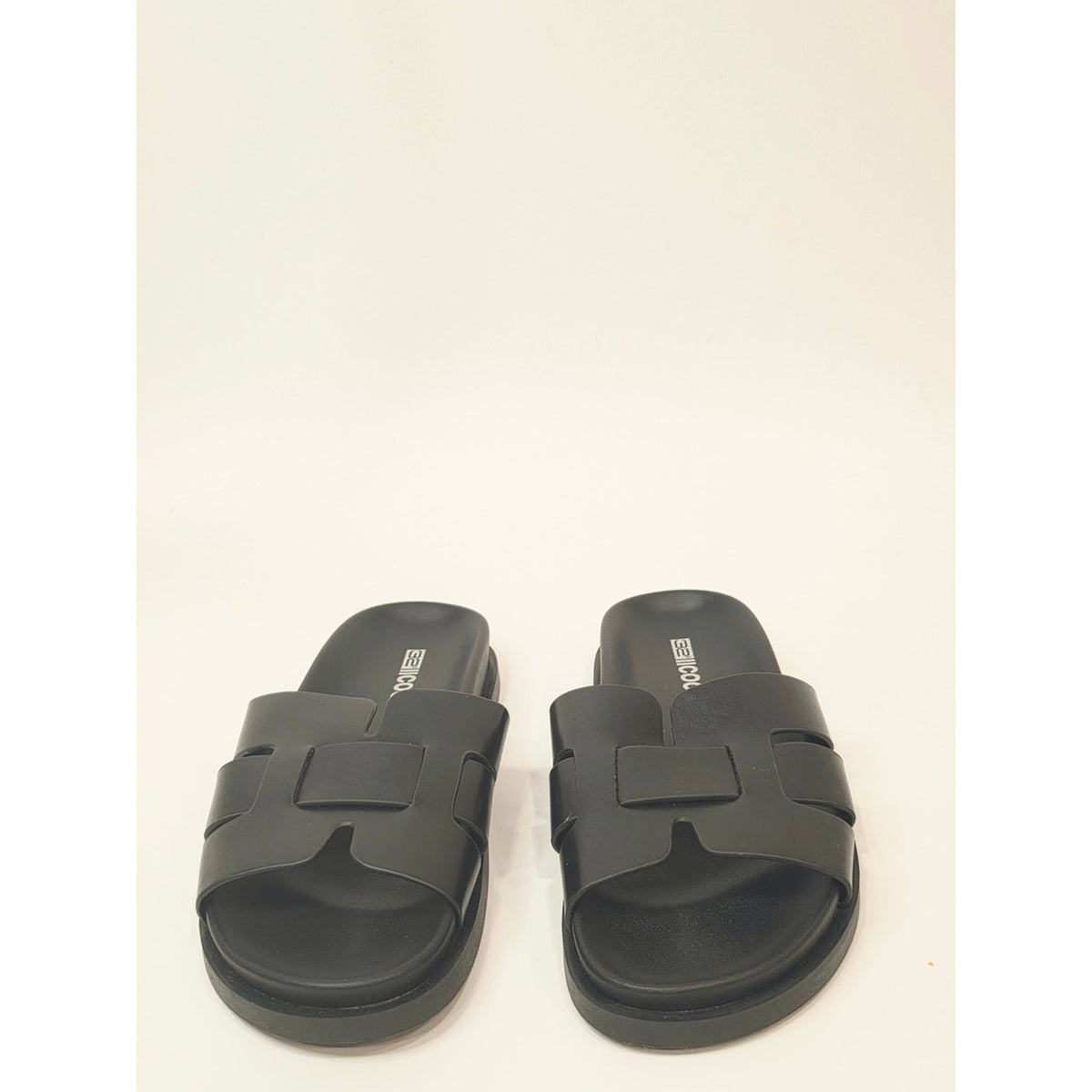 32 Degrees Cool H-Band Sandals Women’s Black Cushioned Slide Sandals