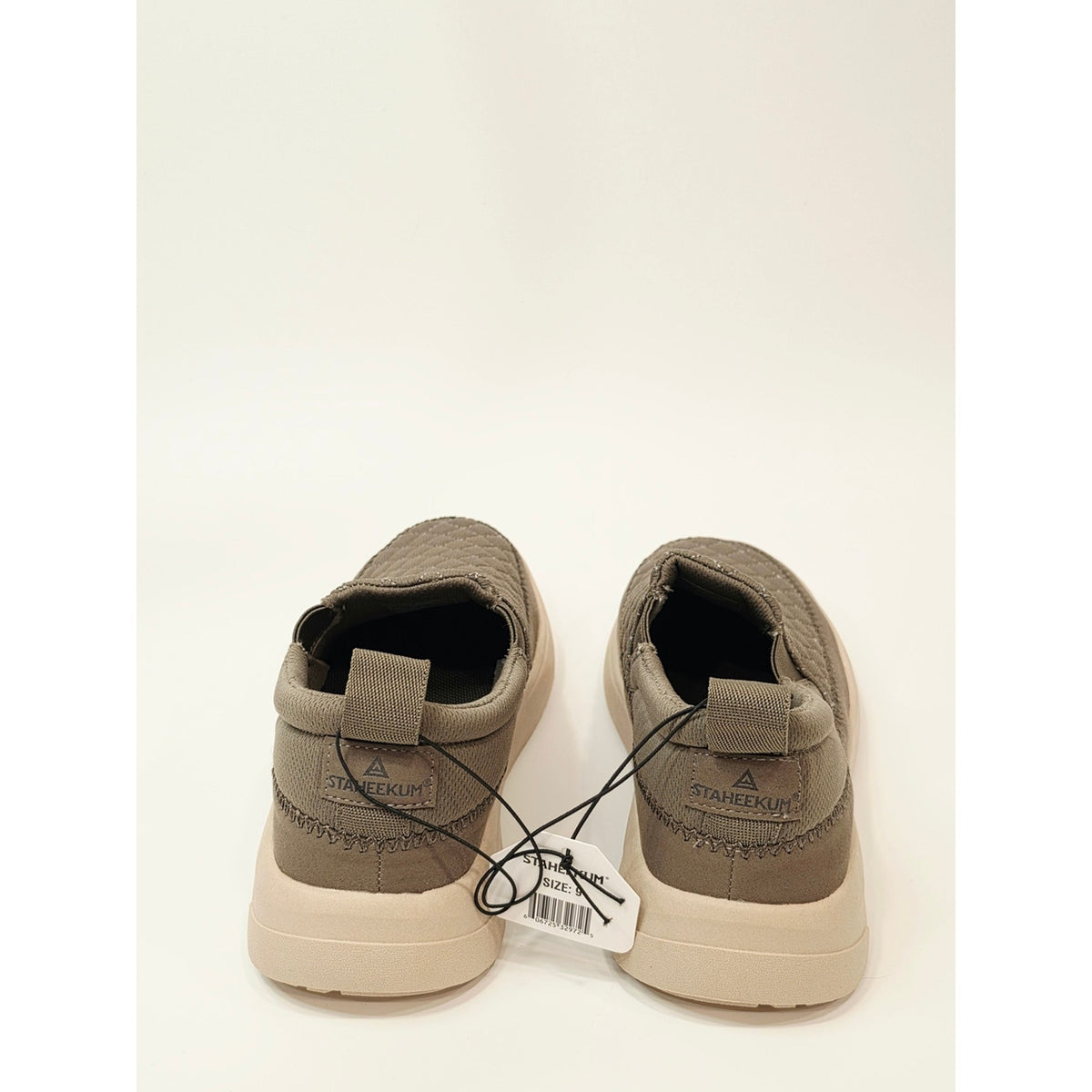 Staheekhum Quilted Slip-On Loafers for Women In Olive