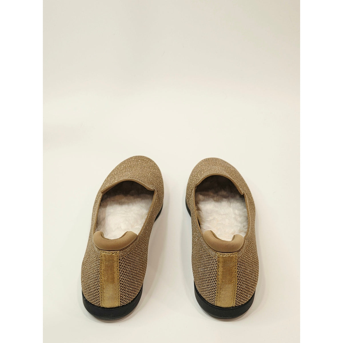 Clarks Cloudsteppers Washable Knit Slip-Ons in the style Carly Dream Fur in gold