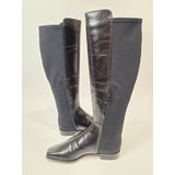 Vince Camuto Librina Black Over-the-Knee Leather Boots