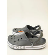 Crocs Unisex Bayaband Clog – Slate Grey/White | Men’s 11