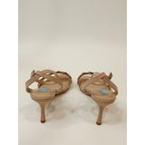 Draper James Alice Floral Appliqué Ankle Strap Sandals – Blush | Size 8.5