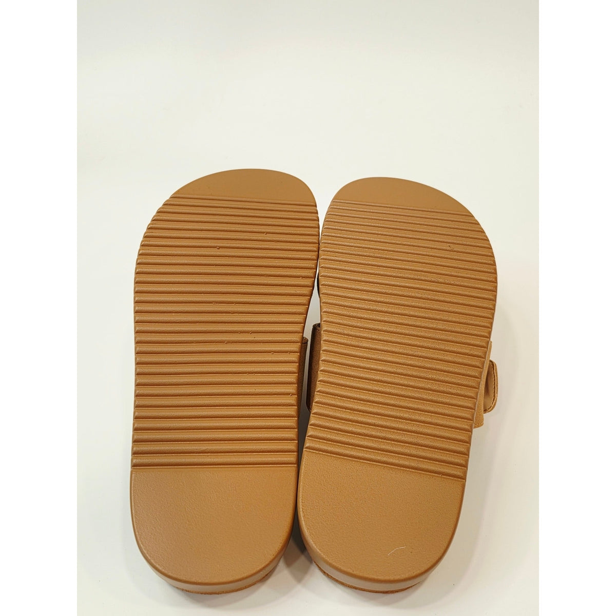 DV by Dolce Vita Usha/Rusha1 Women’s Tan Faux Suede Buckle Slide Sandals