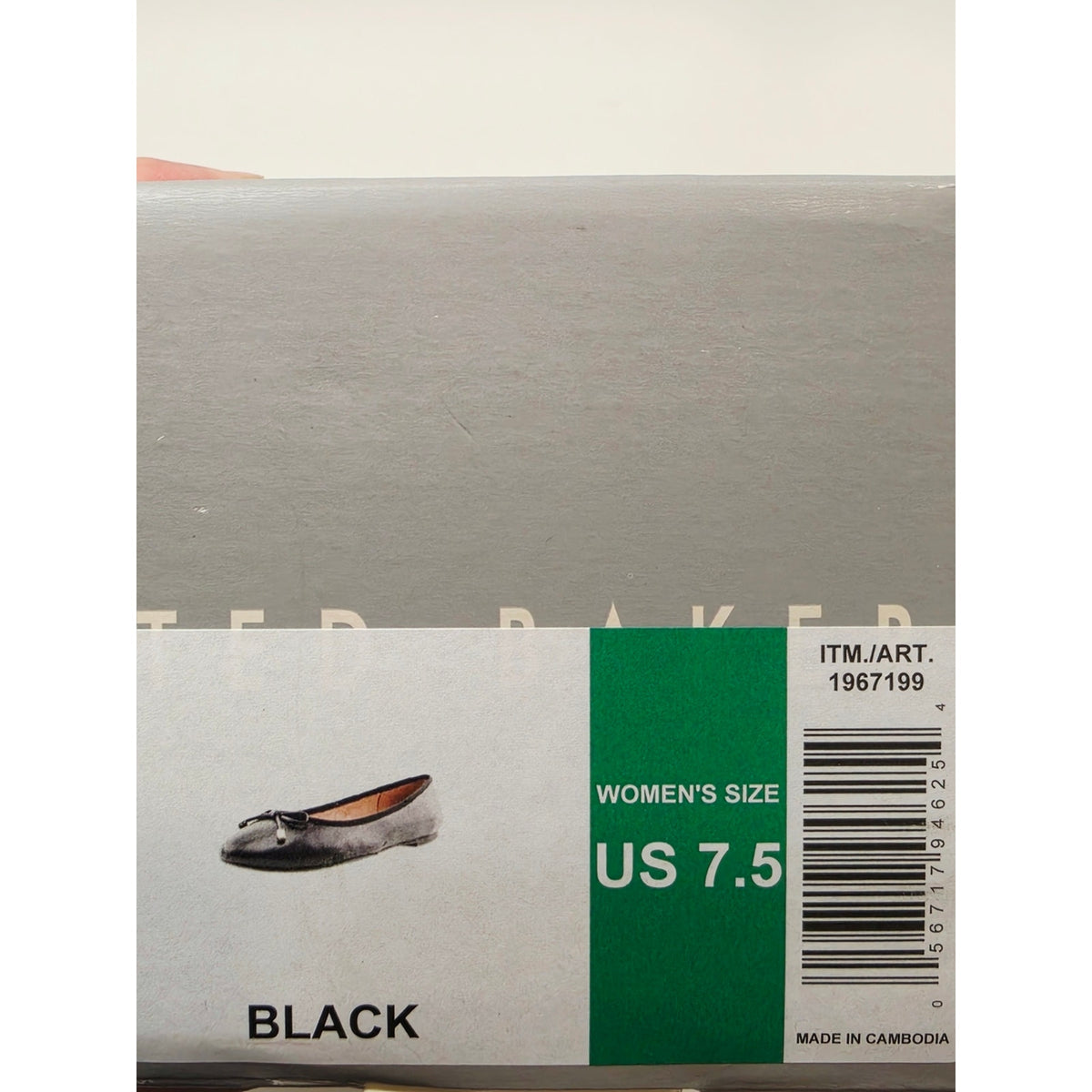 Ted Baker Black Women's Ballet Flats