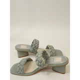Dolce Vita Ronin Women’s Light Blue Denim Braided Heeled Sandals