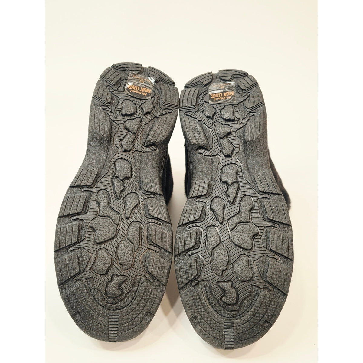 Muk Luks Ariel Water-Repellent Suede Winter Boots in black Wide Size