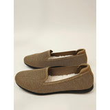 Clarks Cloudsteppers Washable Knit Slip-Ons in the style Carly Dream Fur in gold