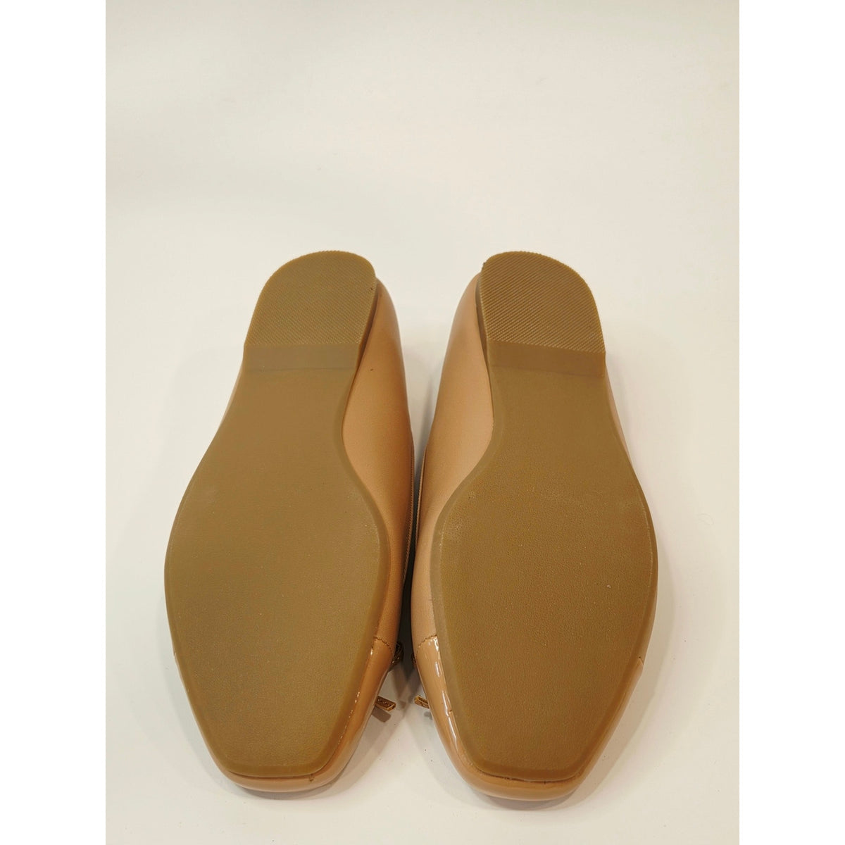 DV Dolce Vita Moxy Women’s Café Ballet Flats with Patent Toe & Bow – Size 6