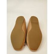 DV Dolce Vita Moxy Women’s Café Ballet Flats with Patent Toe & Bow – Size 6