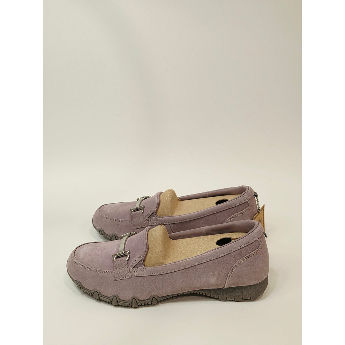 Skechers Women's Bikers MC BE Clutch LilacSuede Slip-On Loafers