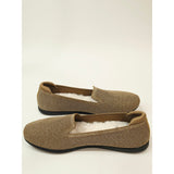 Clarks Cloudsteppers Washable Knit Slip-Ons in the style Carly Dream Fur in gold