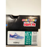 Skechers Hands Free Swift Fit Kids Light Blue and Pink Slip-On Sneakers