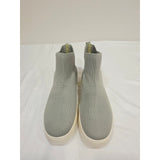 Journee Collection Kody Knit Slip-On Ankle Booties in Sage Green