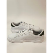 Puma Men’s Ace Court Classic Whitewith Olive Green Accwnts Leather Sneakers