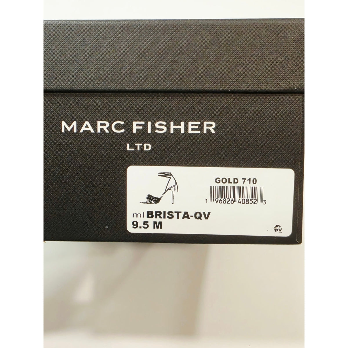 Marc Fisher Brista Womens Gold Strappy Lace Up Stiletto Heeled Sandals Size 9.5