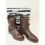 DV by Dolce Vita Pondo Moto Boots Women’s Brown Harness Mid-Calf Boots