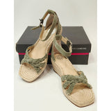 Vince Camuto Jadeya Olive Braided Espadrille Wedge Sandals