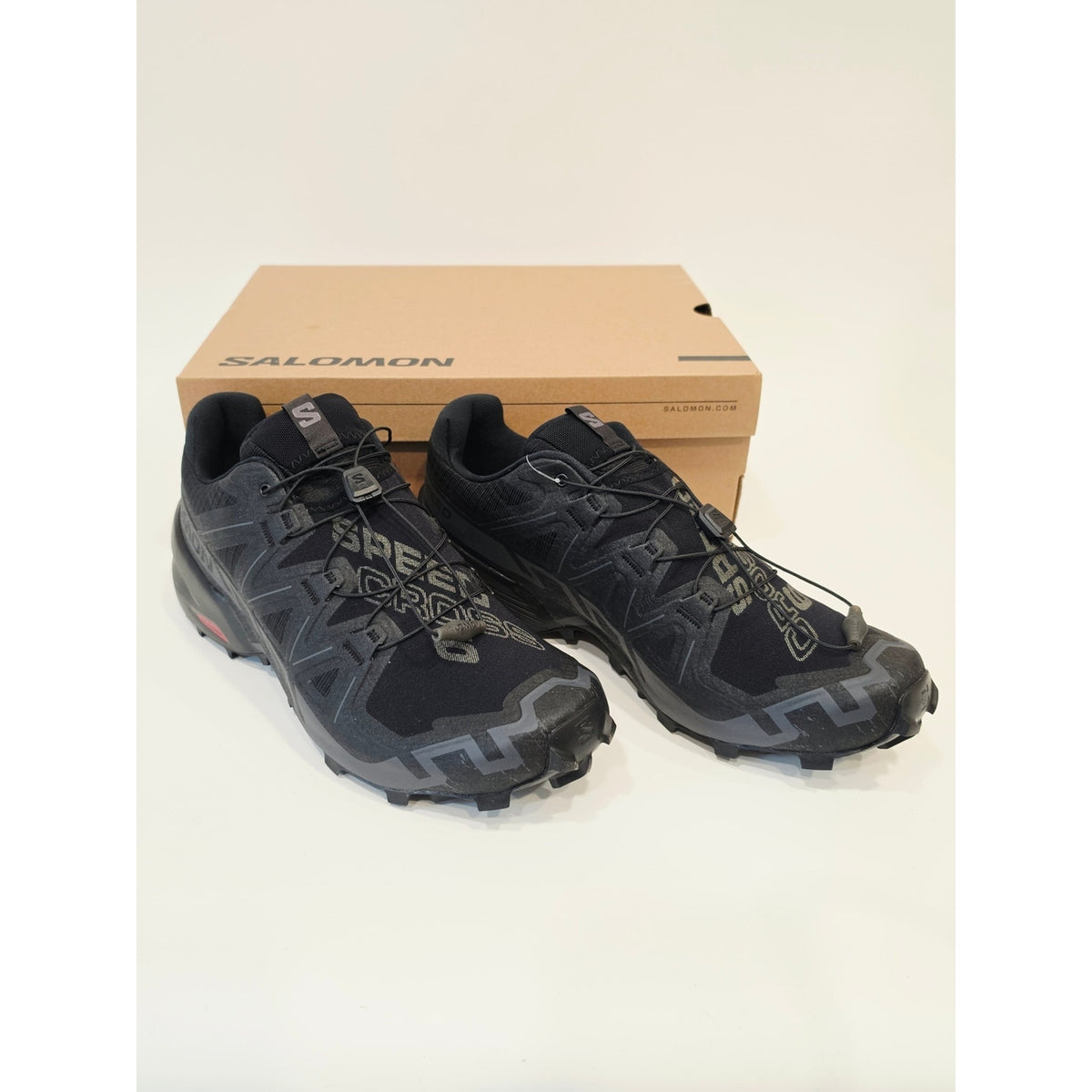 Salomon Speedcross 6 Trail Running Shoes - Black US Size 11