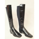 Vince Camuto Librina Black Over-the-Knee Leather Boots