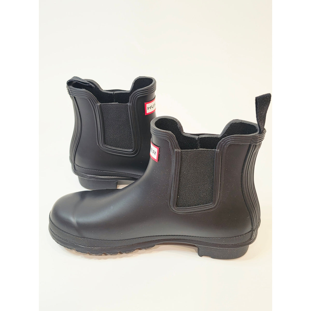 Hunter Black Chelsea Short Rain Boots