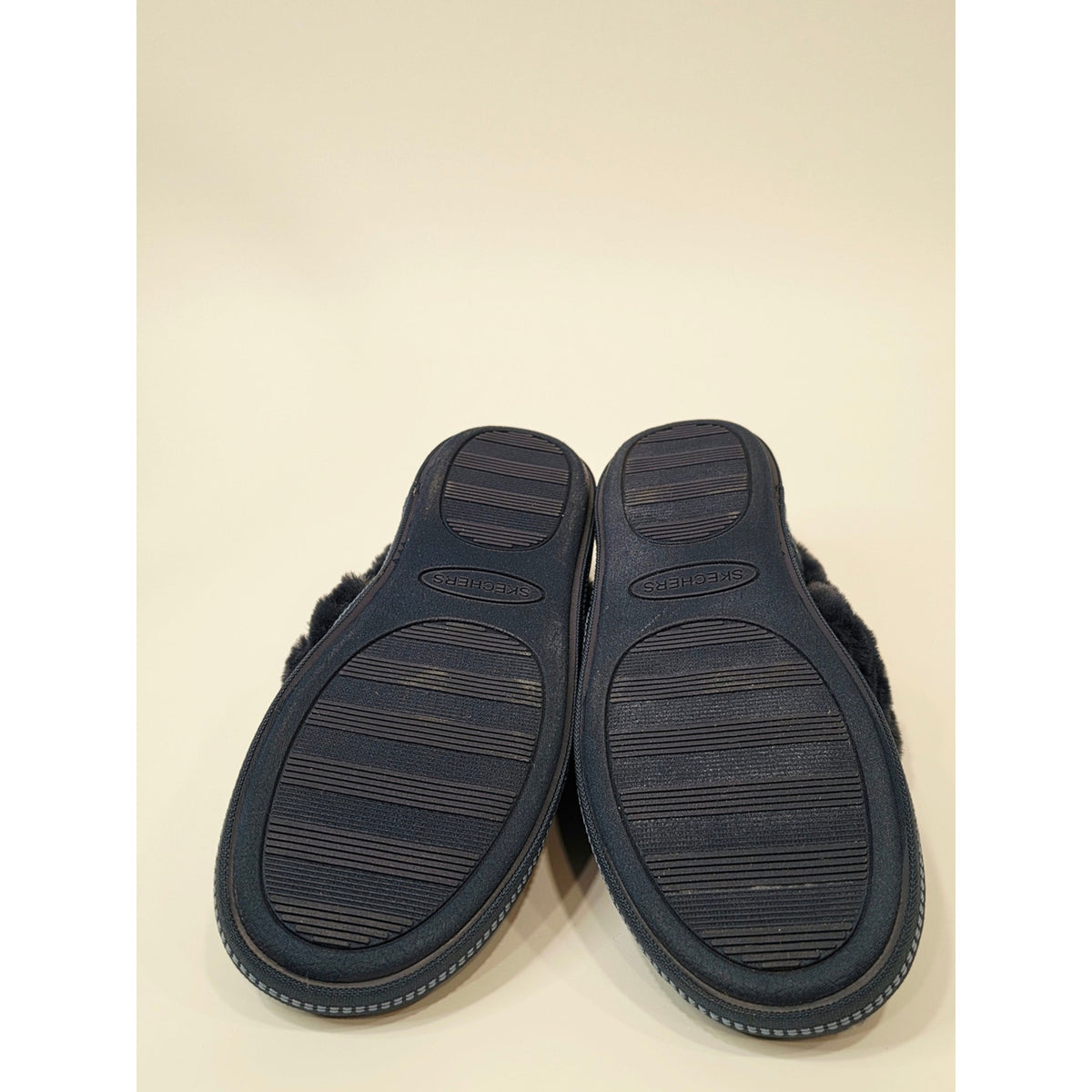 Skechers Navy Cozy Campfire Toasty Twunklers Faux-Fur Lined Women's Slippers