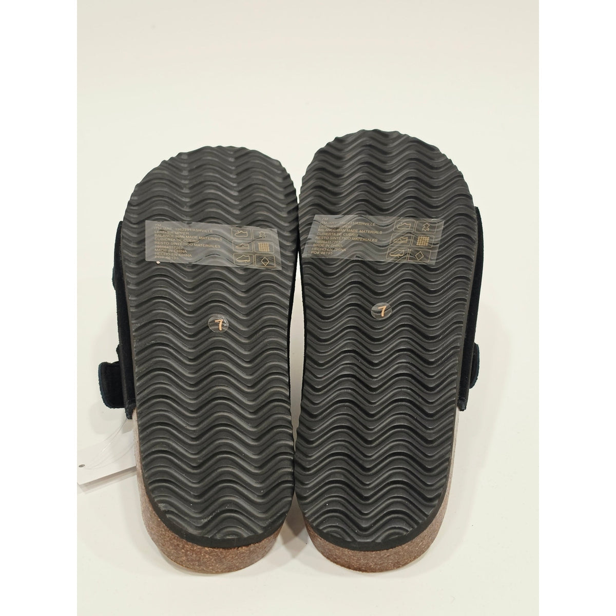 Khombu Ashville Women's Black Double-Buckle Comfort Sandals
