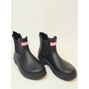 Hunter Black Chelsea Short Rain Boots