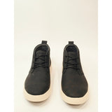 Izod Palmer Black Men's Lace-Up Sneaker with Cream Sole