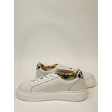 Ted Baker White Leather Sneakers with Floral Lining