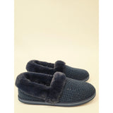 Skechers Navy Cozy Campfire Toasty Twunklers Faux-Fur Lined Women's Slippers