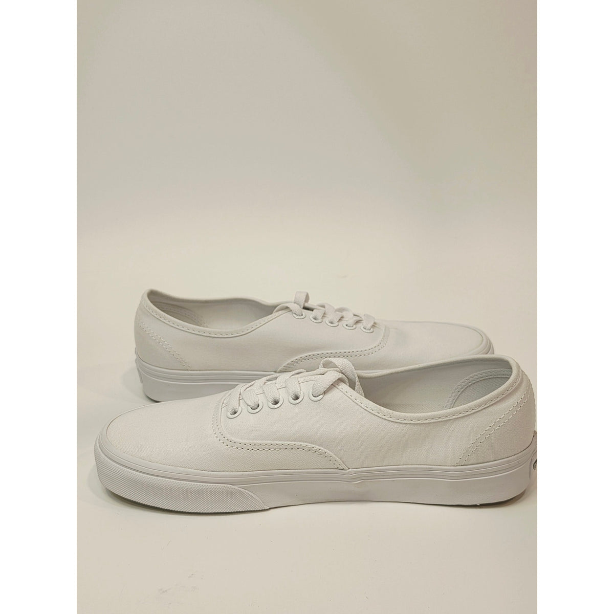 Vans Authentic Canvas Sneakers - True White Mens 8 Womens 9.5