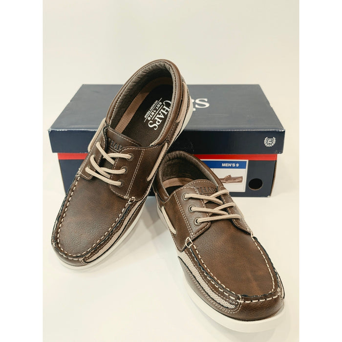 CHAPS Kanas Boat Shoes – Brown | Men’s Size 9
