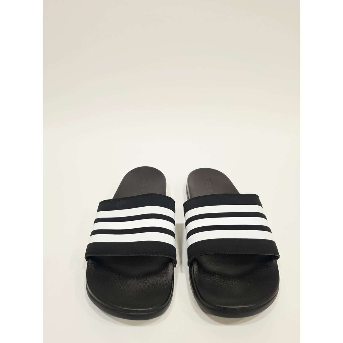 Adidas Adilette Comfort Black and White Slide Sandals