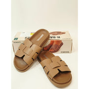 32 Degrees Cool H-Band Sandals Women’s Tan Cushioned Slide Sandals – Size 9